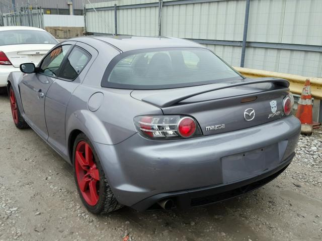 JM1FE17N340134154 - 2004 MAZDA RX8 GRAY photo 3