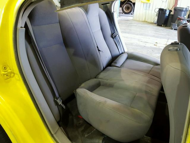 2B3KA43G86H428068 - 2006 DODGE CHARGER SE YELLOW photo 6