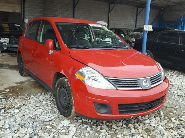 3N1BC13E18L367889 - 2008 NISSAN VERSA S RED photo 1