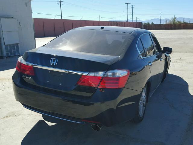 1HGCR2F85DA263016 - 2013 HONDA ACCORD EXL BLACK photo 4