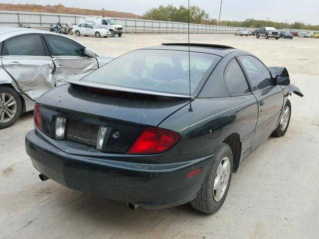 1G2JB12F037228117 - 2003 PONTIAC SUNFIRE GREEN photo 4