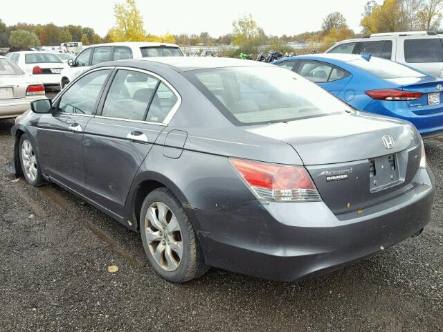 JHMCP26738C001323 - 2008 HONDA ACCORD EX GRAY photo 3