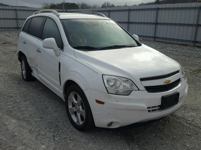 3GNAL4EK1ES680821 - 2014 CHEVROLET CAPTIVA LT WHITE photo 1