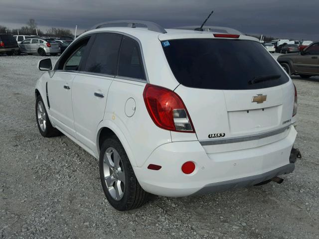 3GNAL4EK1ES680821 - 2014 CHEVROLET CAPTIVA LT WHITE photo 3