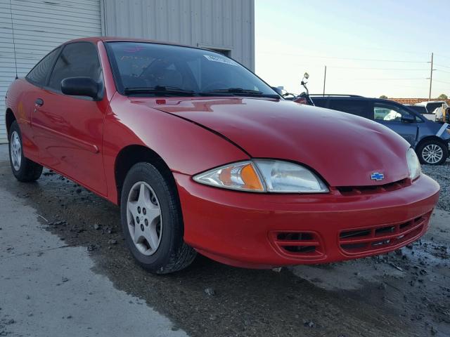 1G1JC124227397067 - 2002 CHEVROLET CAVALIER RED photo 1