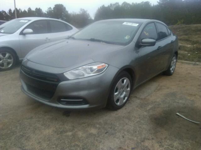 1C3CDFAAXDD302877 - 2013 DODGE DART SE GRAY photo 2