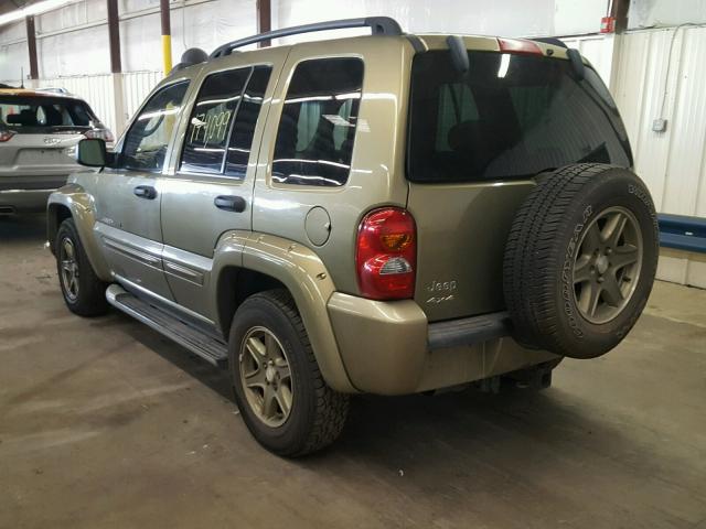 1J4GL38K62W358761 - 2002 JEEP LIBERTY RE GREEN photo 3