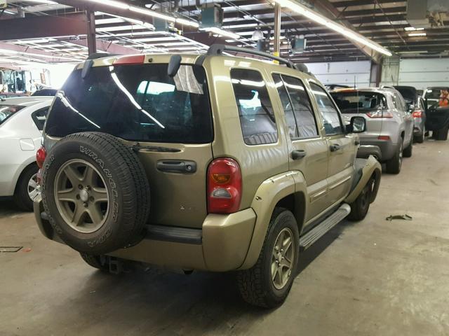1J4GL38K62W358761 - 2002 JEEP LIBERTY RE GREEN photo 4