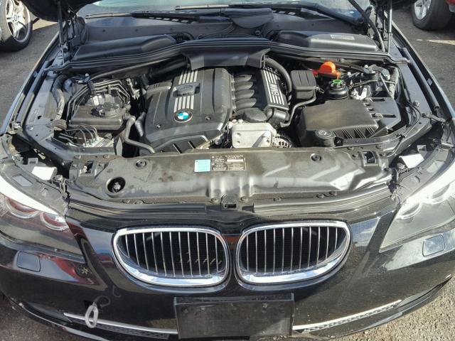 WBANU5C58AC441628 - 2010 BMW 528 I BLACK photo 7