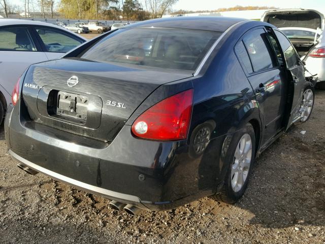 1N4BA41E97C863546 - 2007 NISSAN MAXIMA SE BLACK photo 4