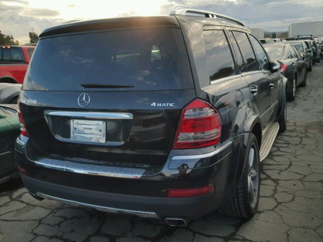 4JGBF86EX8A346292 - 2008 MERCEDES-BENZ GL 550 4MA BLACK photo 4