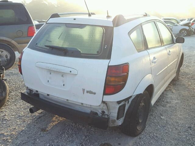 5Y2SL65837Z436705 - 2007 PONTIAC VIBE WHITE photo 4