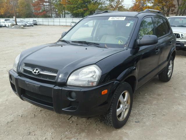 KM8JM12B48U875157 - 2008 HYUNDAI TUCSON BLACK photo 2