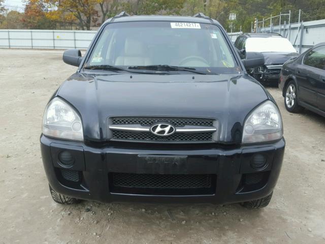 KM8JM12B48U875157 - 2008 HYUNDAI TUCSON BLACK photo 9