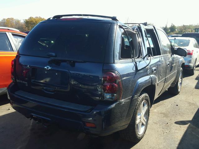 1GNDT13S072170005 - 2007 CHEVROLET TRAILBLAZE BLUE photo 4