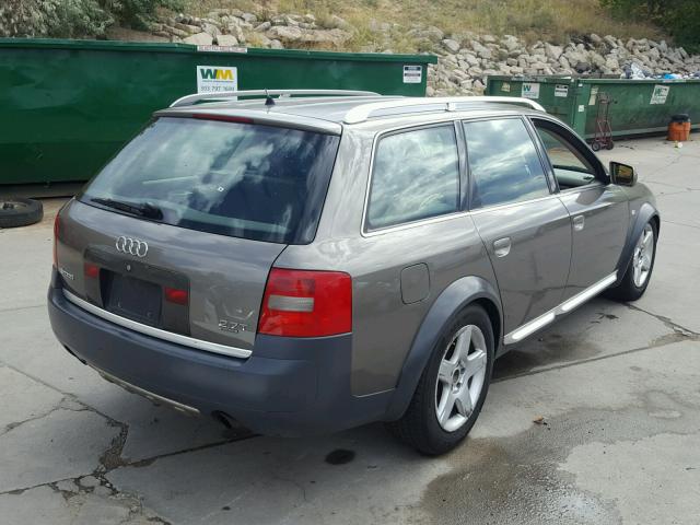 WAUYP64B91N164930 - 2001 AUDI ALLROAD TAN photo 4