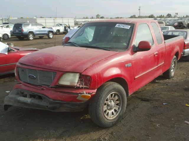 1FTRX17212NA74159 - 2002 FORD F150 RED photo 2