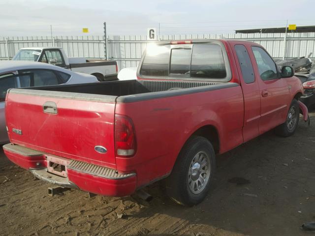 1FTRX17212NA74159 - 2002 FORD F150 RED photo 4