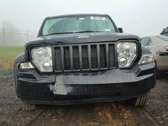 1J4PN2GK1BW509527 - 2011 JEEP LIBERTY SP BLACK photo 9