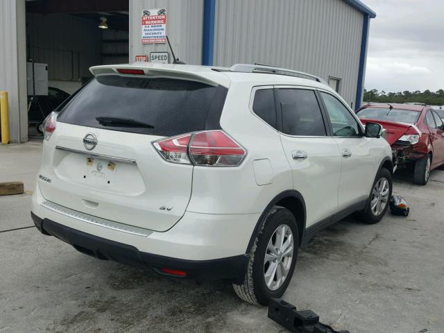 5N1AT2ML1FC779469 - 2015 NISSAN ROGUE S WHITE photo 4