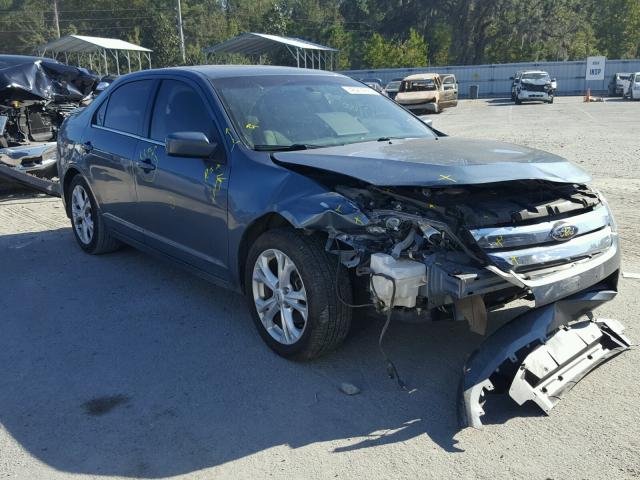 3FAHP0HA2CR121487 - 2012 FORD FUSION BLUE photo 1