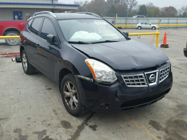 JN8AS58T48W301569 - 2008 NISSAN ROGUE S BLACK photo 1