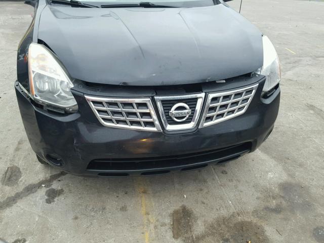 JN8AS58T48W301569 - 2008 NISSAN ROGUE S BLACK photo 9