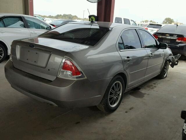 3FAHP08Z49R133607 - 2009 FORD FUSION SEL SILVER photo 4