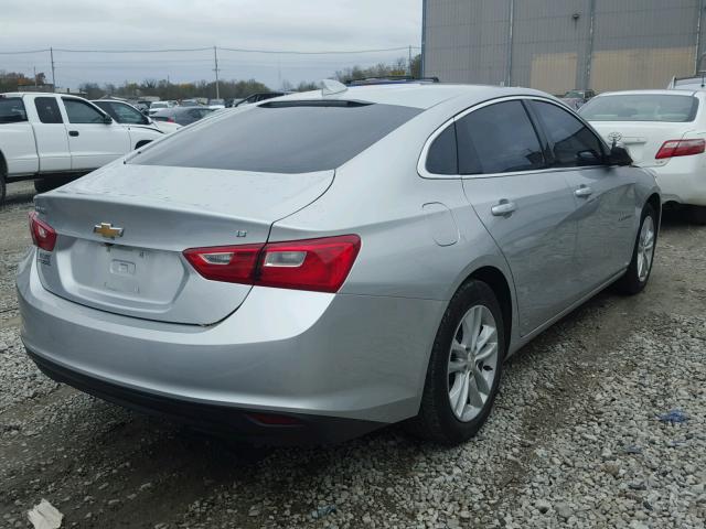 1G1ZE5ST4GF172741 - 2016 CHEVROLET MALIBU LT SILVER photo 4