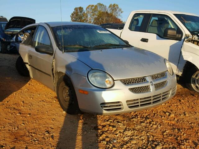 1B3ES26C35D217248 - 2005 DODGE NEON BASE SILVER photo 1