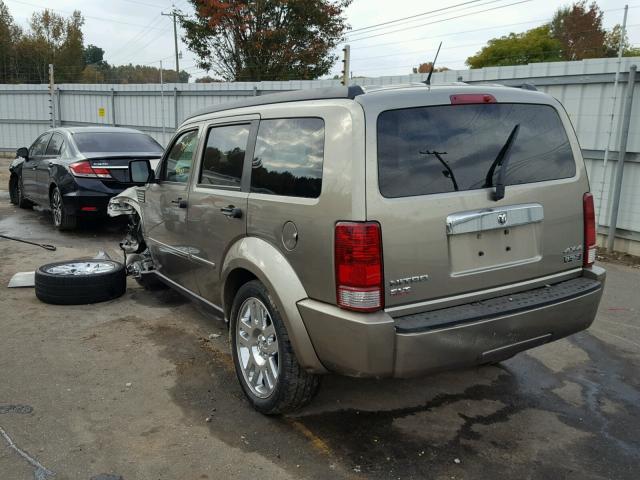 1D8GU58K87W714666 - 2007 DODGE NITRO SLT GRAY photo 3