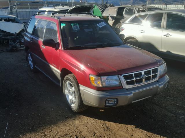 JF1SF6555XH748758 - 1999 SUBARU FORESTER S RED photo 1