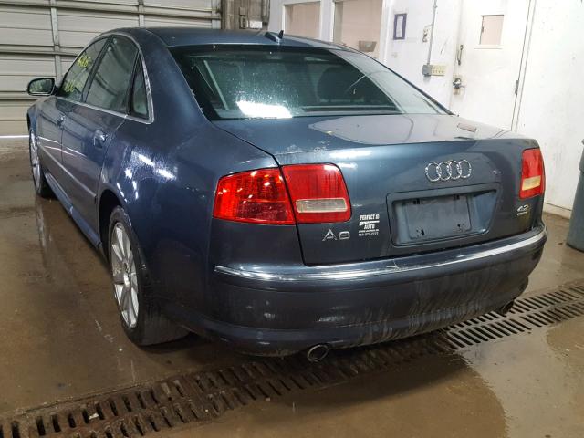 WAULL44E15N016670 - 2005 AUDI A8 4.2 QUA GRAY photo 3