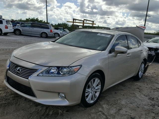 JTHBK1GG0F2206877 - 2015 LEXUS ES 350 BEIGE photo 2