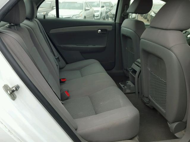 1G1ZC5E02A4101001 - 2010 CHEVROLET MALIBU WHITE photo 6