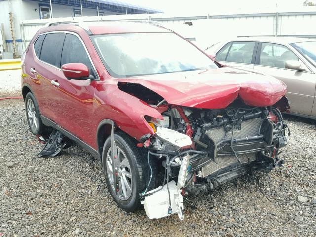 5N1AT2MT8EC799295 - 2014 NISSAN ROGUE S RED photo 1