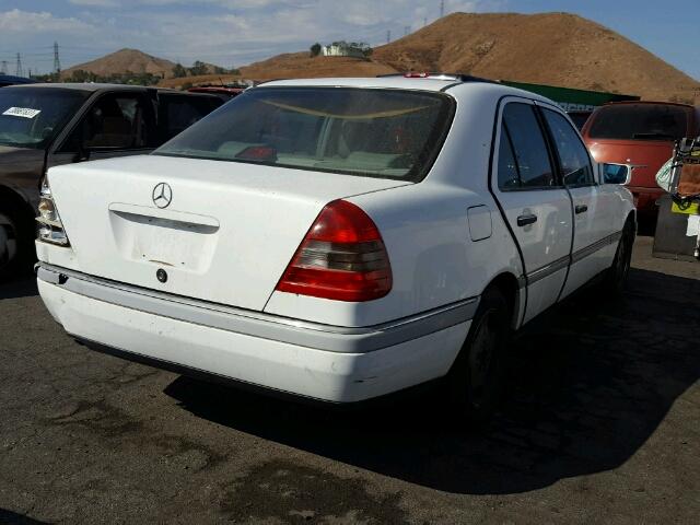 WDBHA28E2SF175618 - 1995 MERCEDES-BENZ C 280 WHITE photo 4