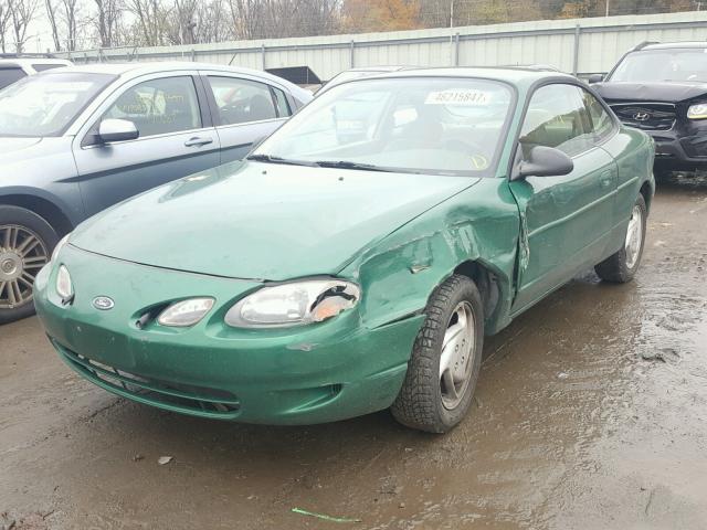 3FAFP11382R179627 - 2002 FORD ESCORT GREEN photo 2