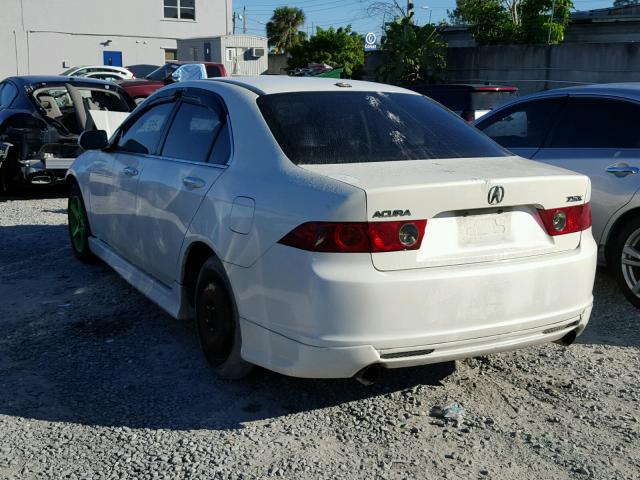 JH4CL968X6C034118 - 2006 ACURA TSX WHITE photo 3