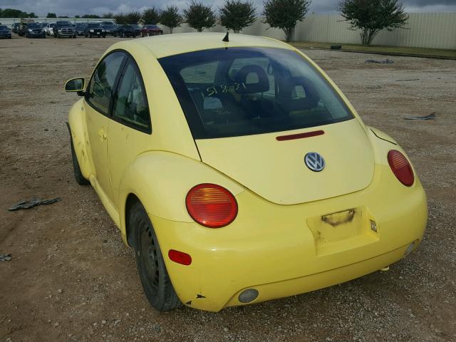 3VWBA21CXYM481715 - 2000 VOLKSWAGEN NEW BEETLE Sarı foto 3