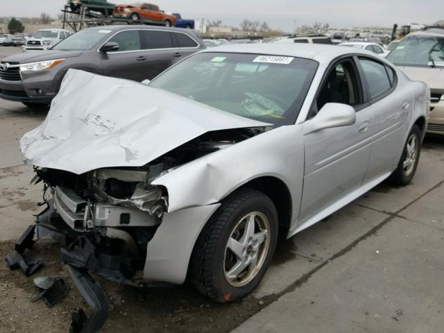 2G2WP522041349773 - 2004 PONTIAC GRAND PRIX SILVER photo 2