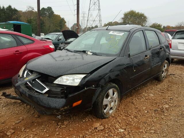 1FAFP37N77W276620 - 2007 FORD FOCUS ZX5 BLACK photo 2