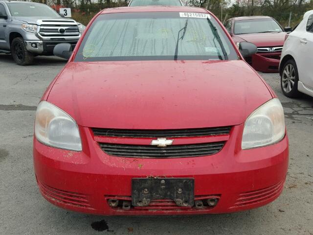 1G1AK55F467730849 - 2006 CHEVROLET COBALT LS RED photo 9