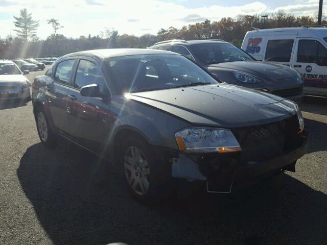 1C3CDZAB0CN294470 - 2012 DODGE AVENGER SE GRAY photo 1