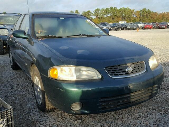 3N1CB51D01L491604 - 2001 NISSAN SENTRA XE GREEN photo 1