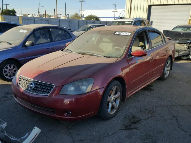 1N4BL11D45N455781 - 2005 NISSAN ALTIMA SE RED photo 2