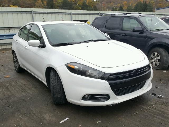 1C3CDFBB8ED909644 - 2014 DODGE DART SXT WHITE photo 1