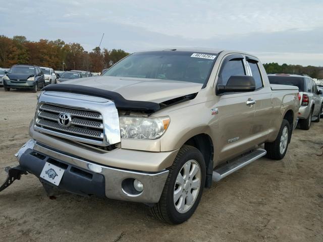 5TFRV54158X066278 - 2008 TOYOTA TUNDRA DOU GOLD photo 2