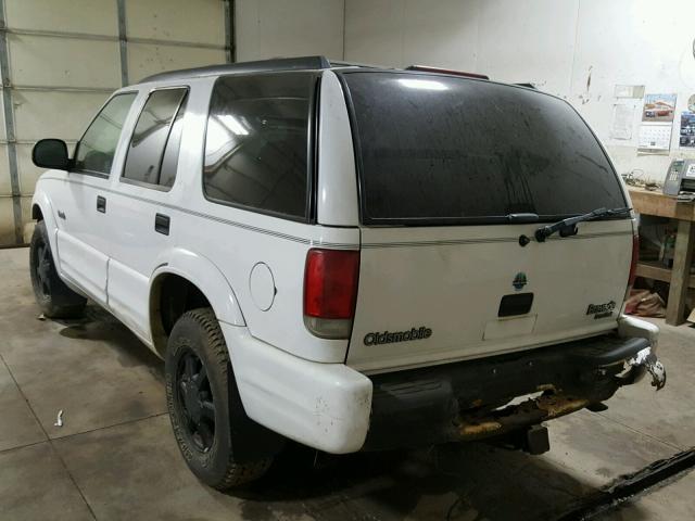 1GHDT13W0W2717892 - 1998 OLDSMOBILE BRAVADA WHITE photo 3