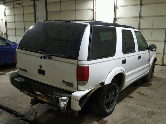 1GHDT13W0W2717892 - 1998 OLDSMOBILE BRAVADA WHITE photo 4